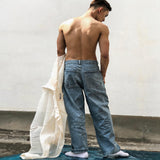 Vintage Hippie Wide Leg Jeans