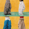 Multi-color Y2K Men's Wide Leg Pants