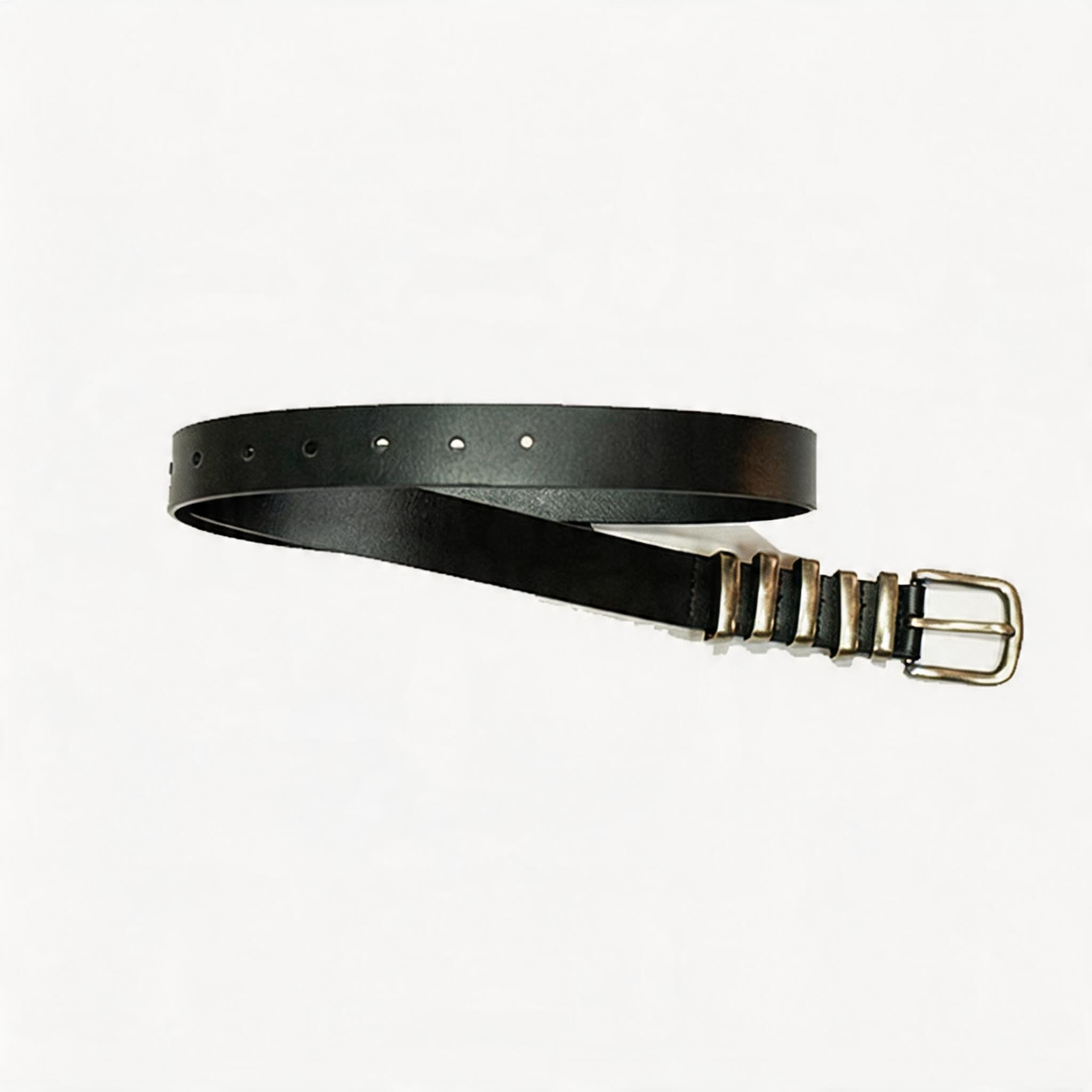 Men's Genuine Leather Buckle Belt
