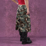 Seven-inch Pocketed Camo Vintage Cargo Shorts