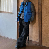 Unisex Loose Pleated Multi-pocket Cargo Pants