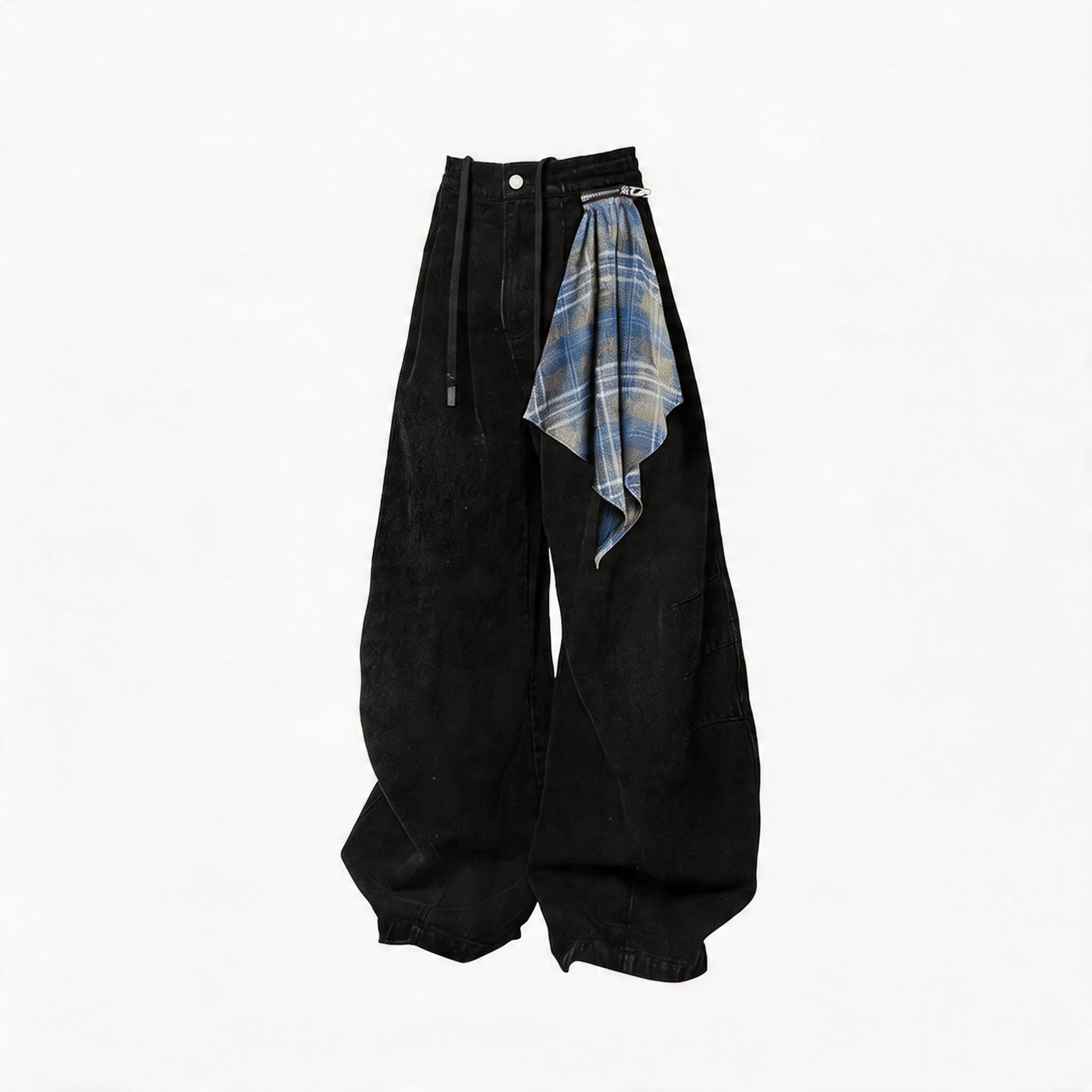 Multi-wear Detachable Washed Jeans