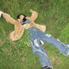 Loose Fit Distressed Washed Cotton Jeans