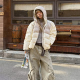 Vintage Washed Striped Multi-pocket Cargo Pants