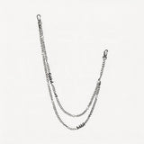 Pearl Segmented Letter Pants Chain