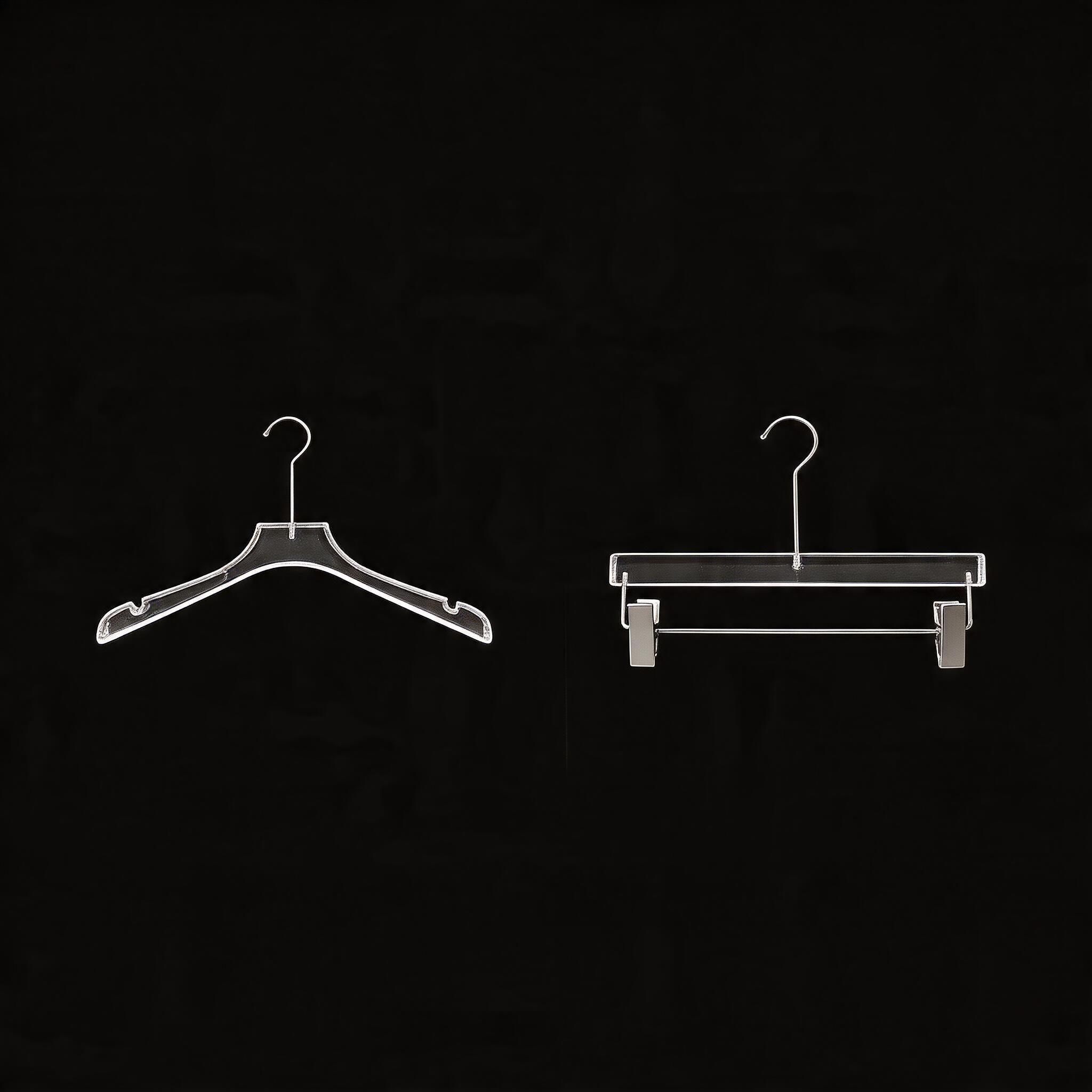 Clear Crystal Pant Hangers