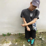 American Cleanfit Vintage Washed Badge Tee