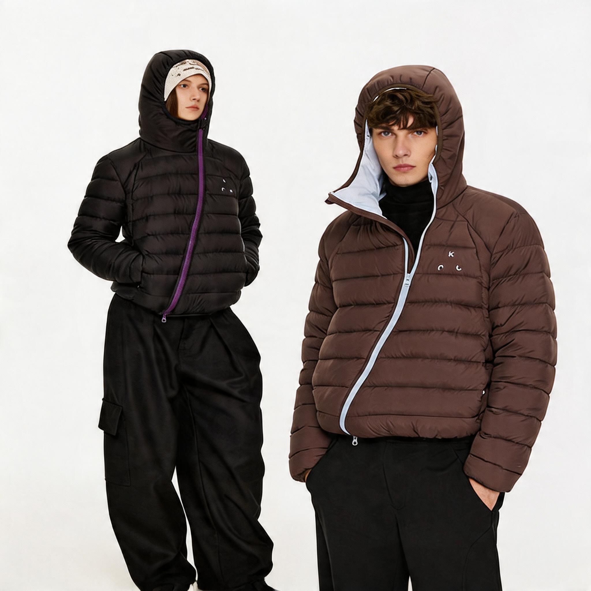 Lightweight Hooded 90% Down Water-repellent Jacket