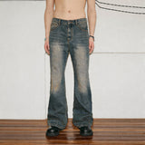 Cleanfit Mud Washed Flared Jeans