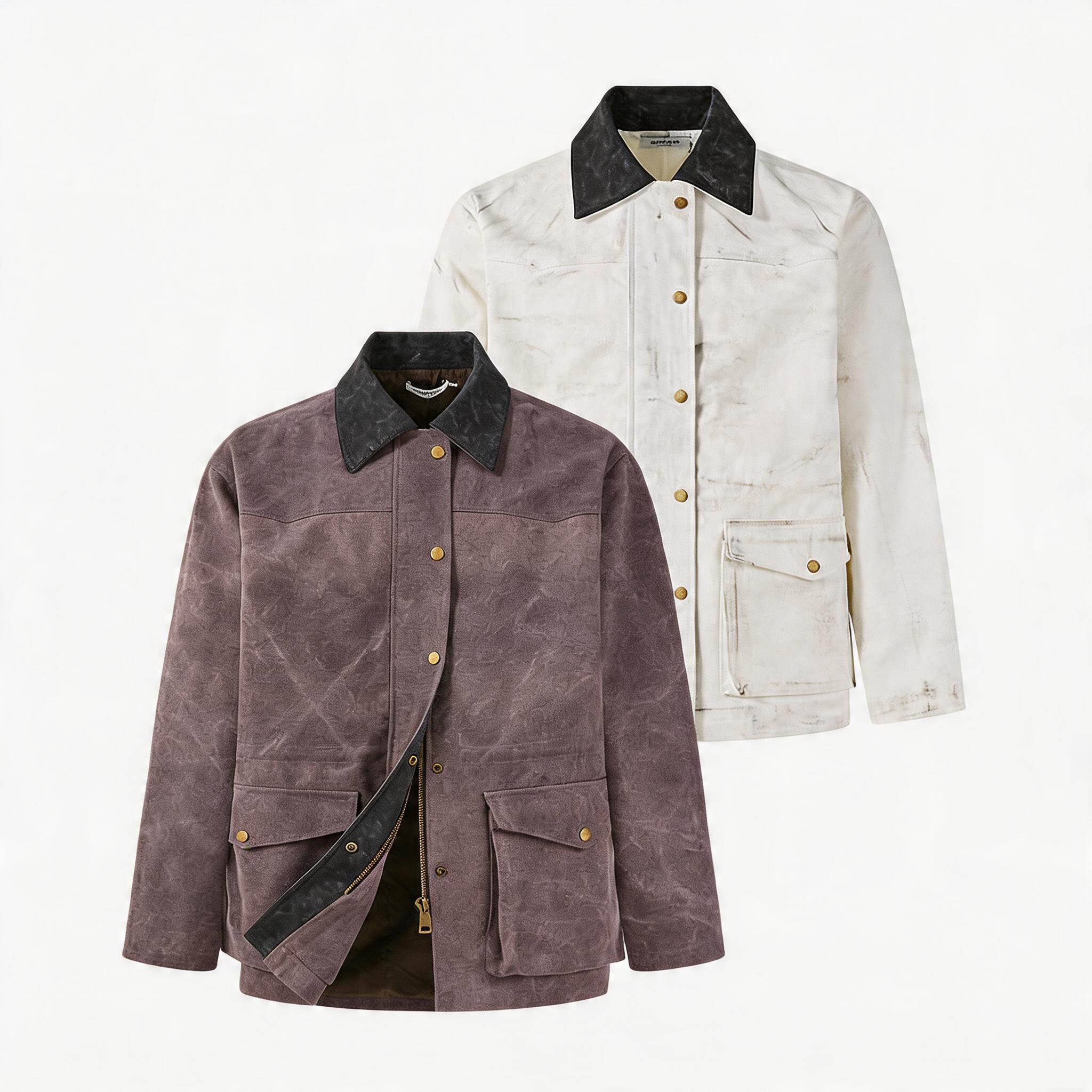 16oz Men's Faux Snake Work Jacket