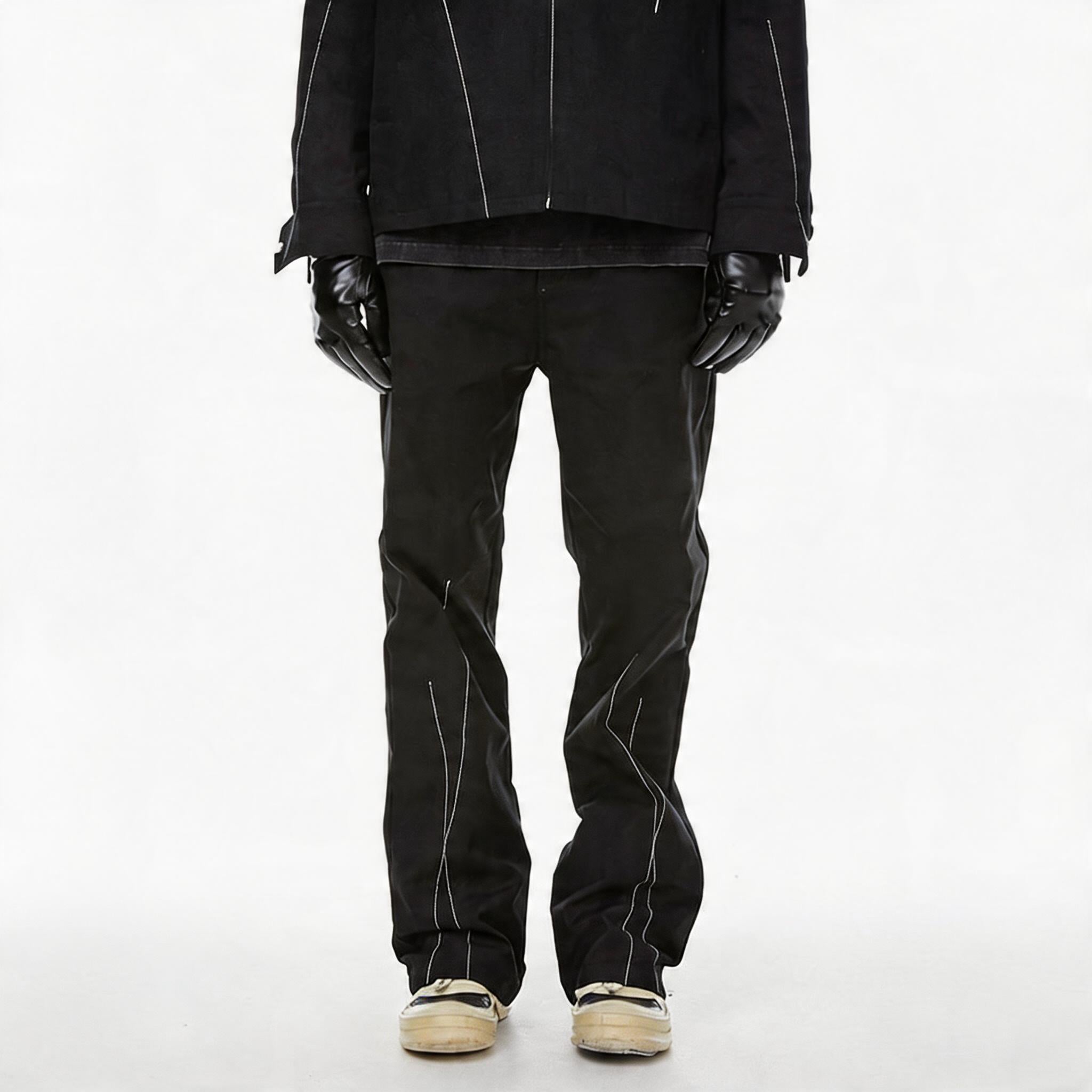 Loose Straight-Leg 360g Twill Pants