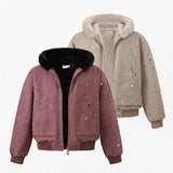 Men's Splatter Canvas Padded Jacket