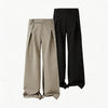 Pleated A-line Tailored Casual Pants