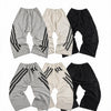 Distressed Curved Royal Ribbon Sweatpants