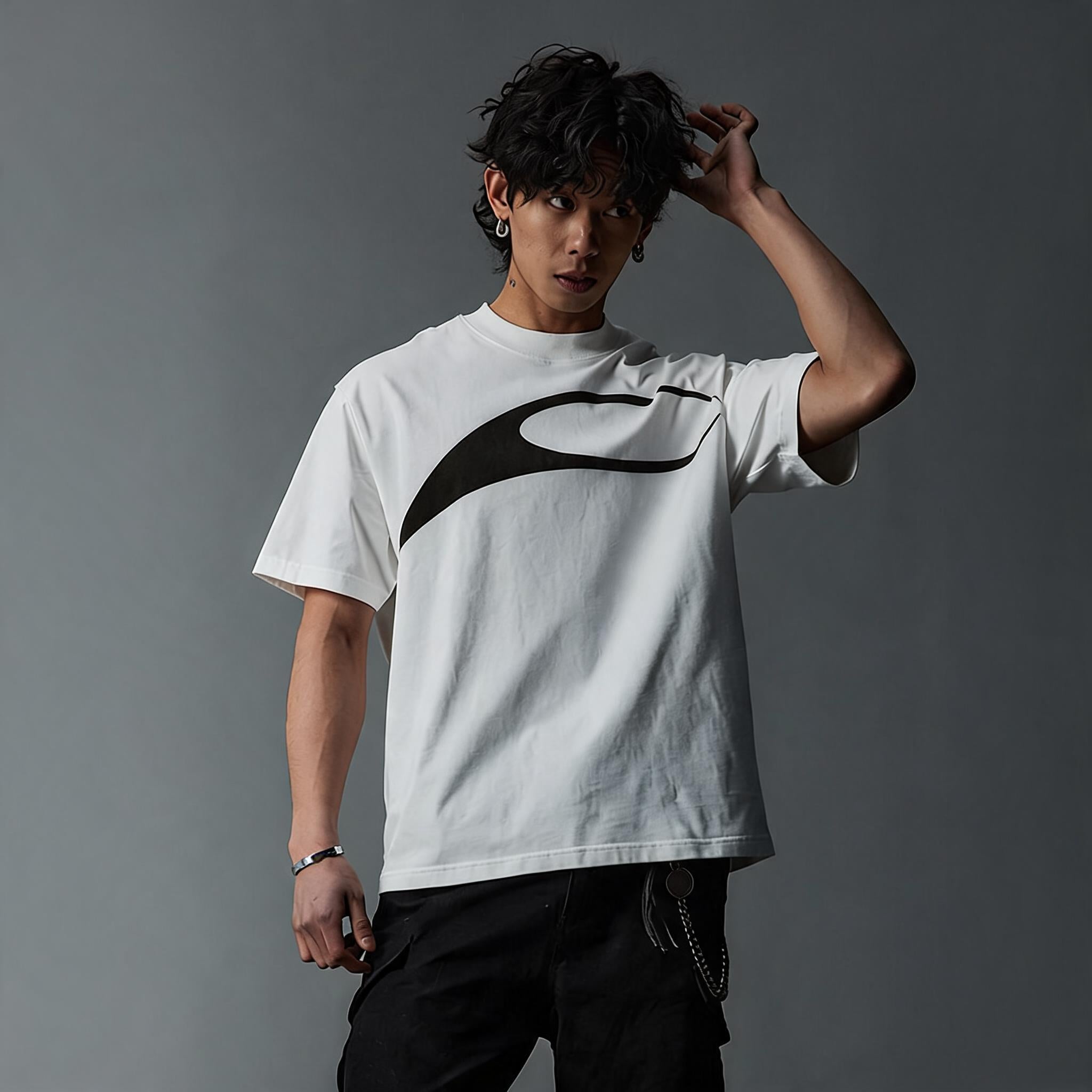 Short-Sleeve Three-Color Cotton Graphic T-shirts