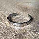 Adjustable Irregular Debossed Mirror Bracelet