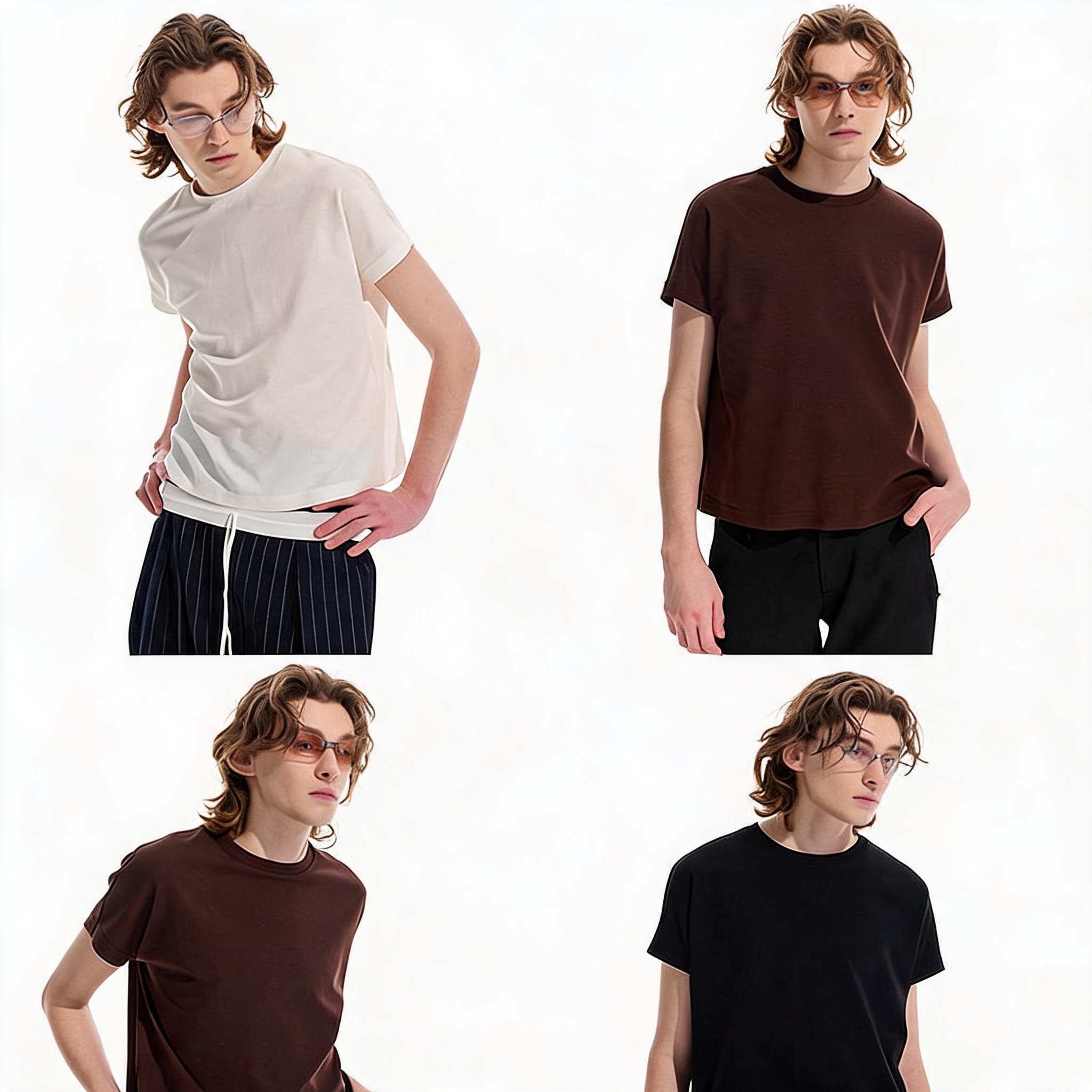 Men's Casual Short Sleeve Cotton Tee