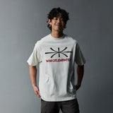 Vintage Off-white Loose Printed Logo Tee
