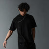 Short Sleeve Mock Neck Zip Tee
