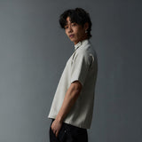 Short Sleeve Mock Neck Zip Tee