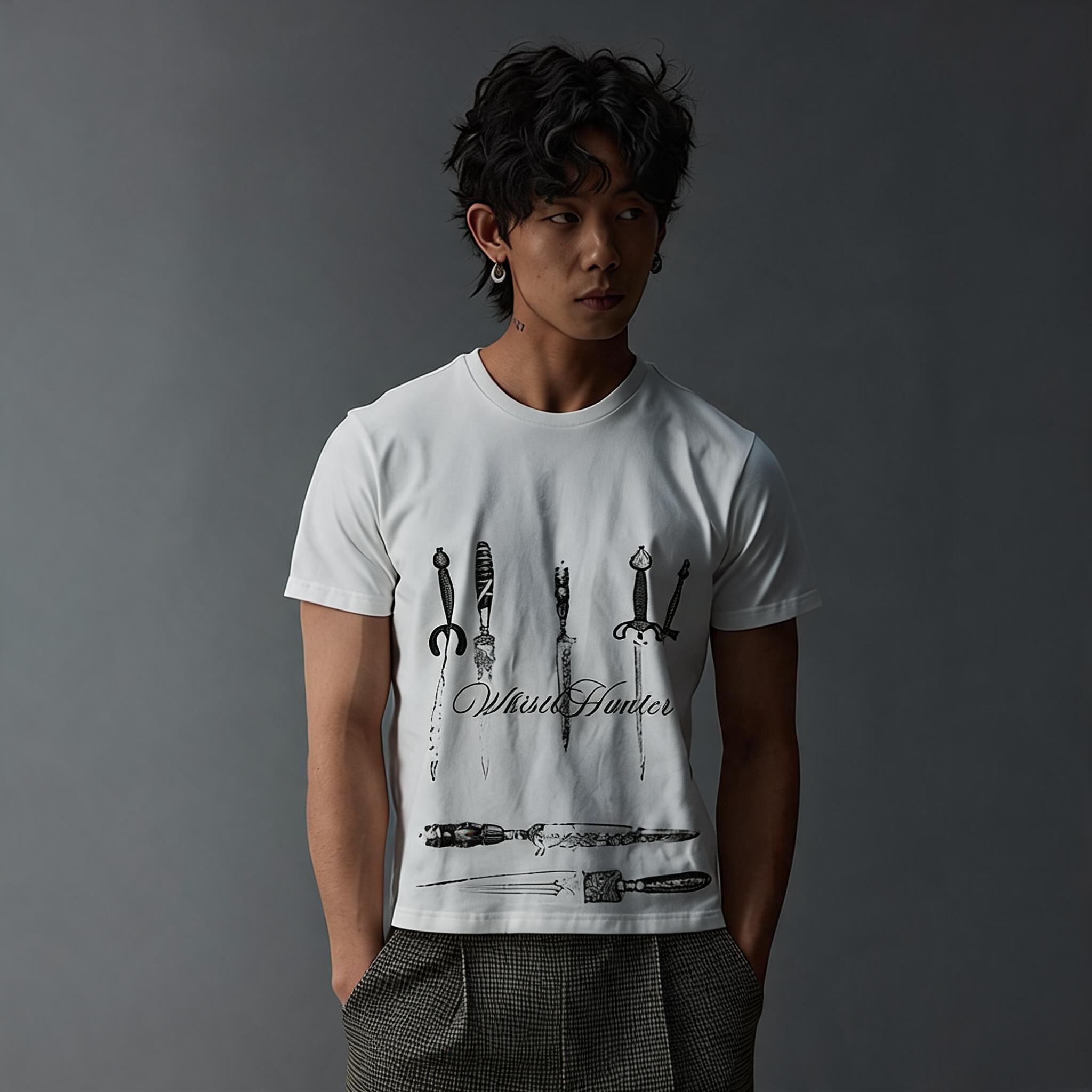 Slim Fit Vintage Print Tee