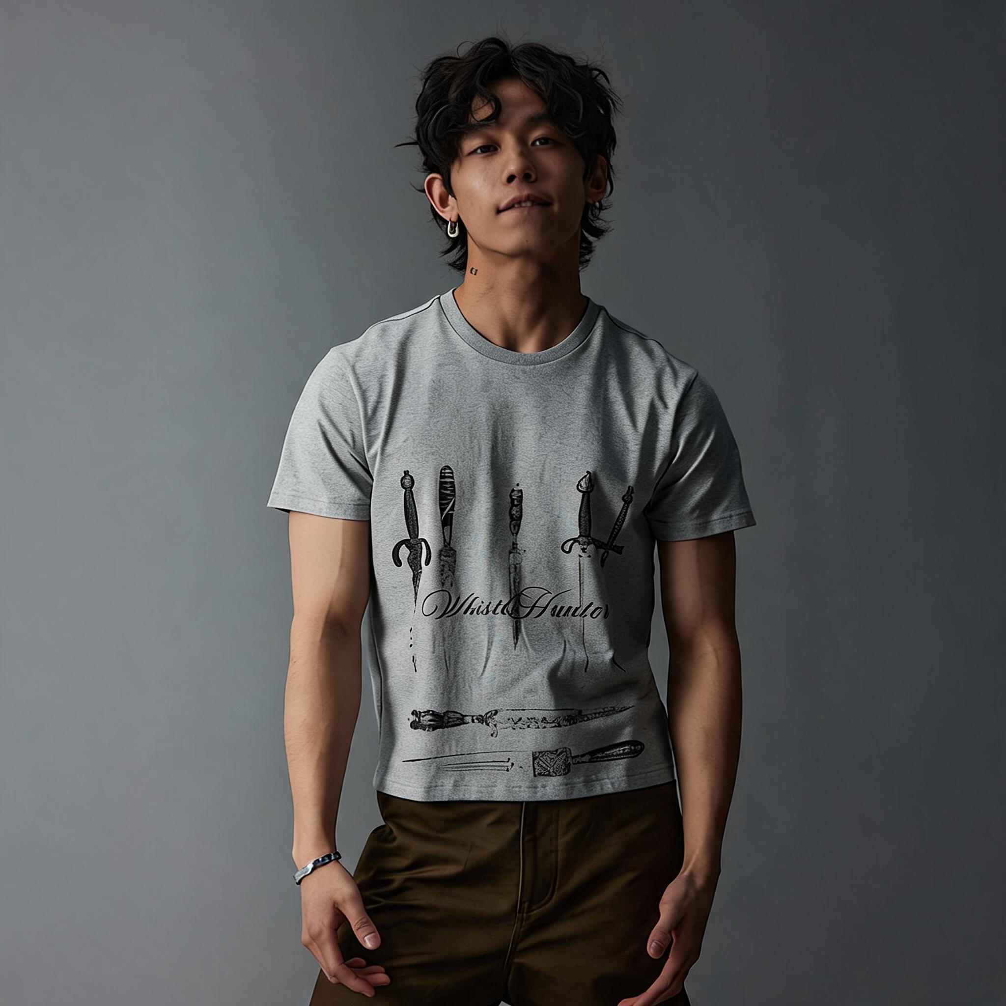 Slim Fit Vintage Print Tee