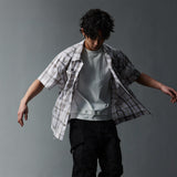 Unisex Cleanfit Multi-color Fringed Plaid Shirts