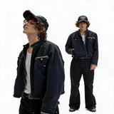 Chained Short Mock Neck Puffer Coat