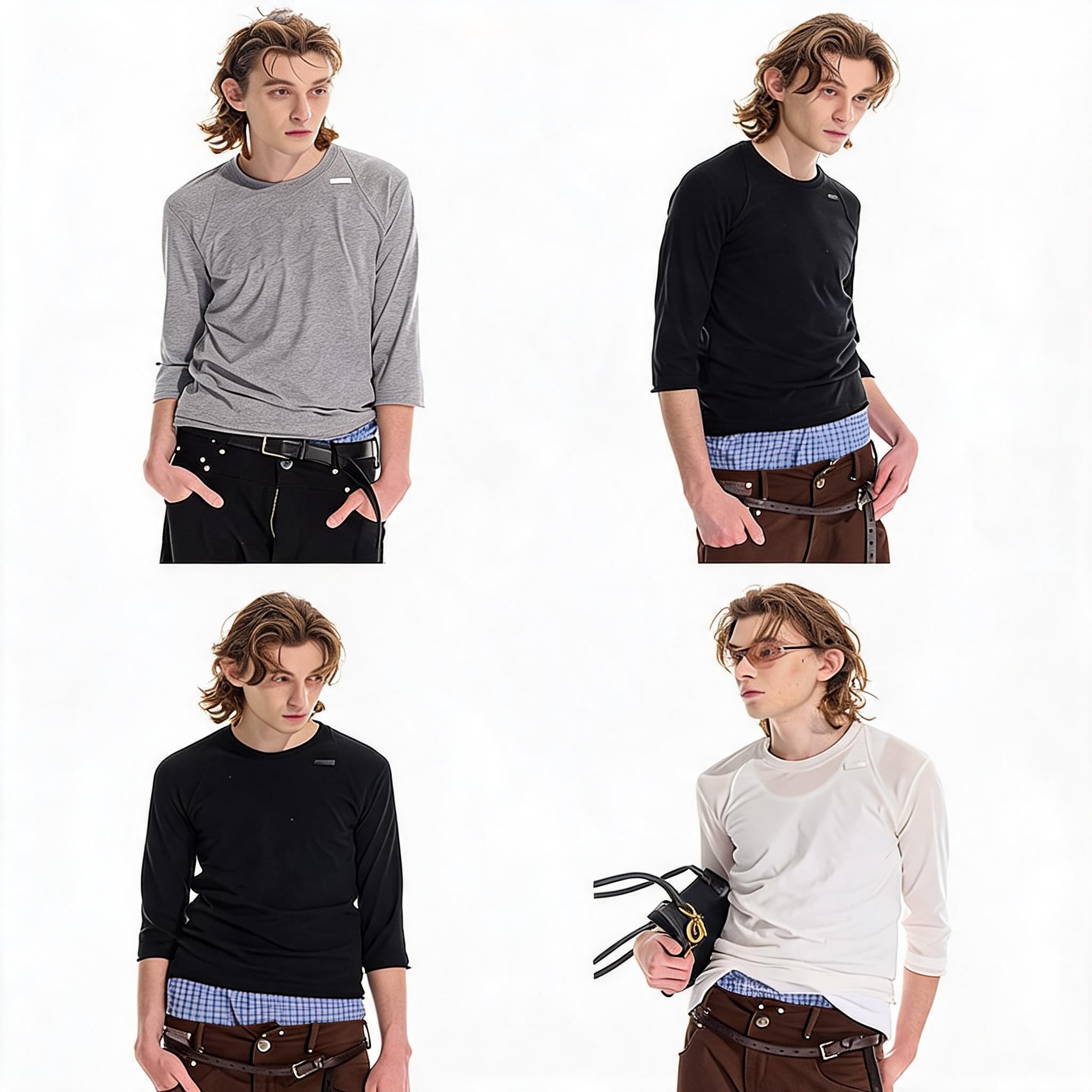 Cooling Pima Cotton Slim Tees