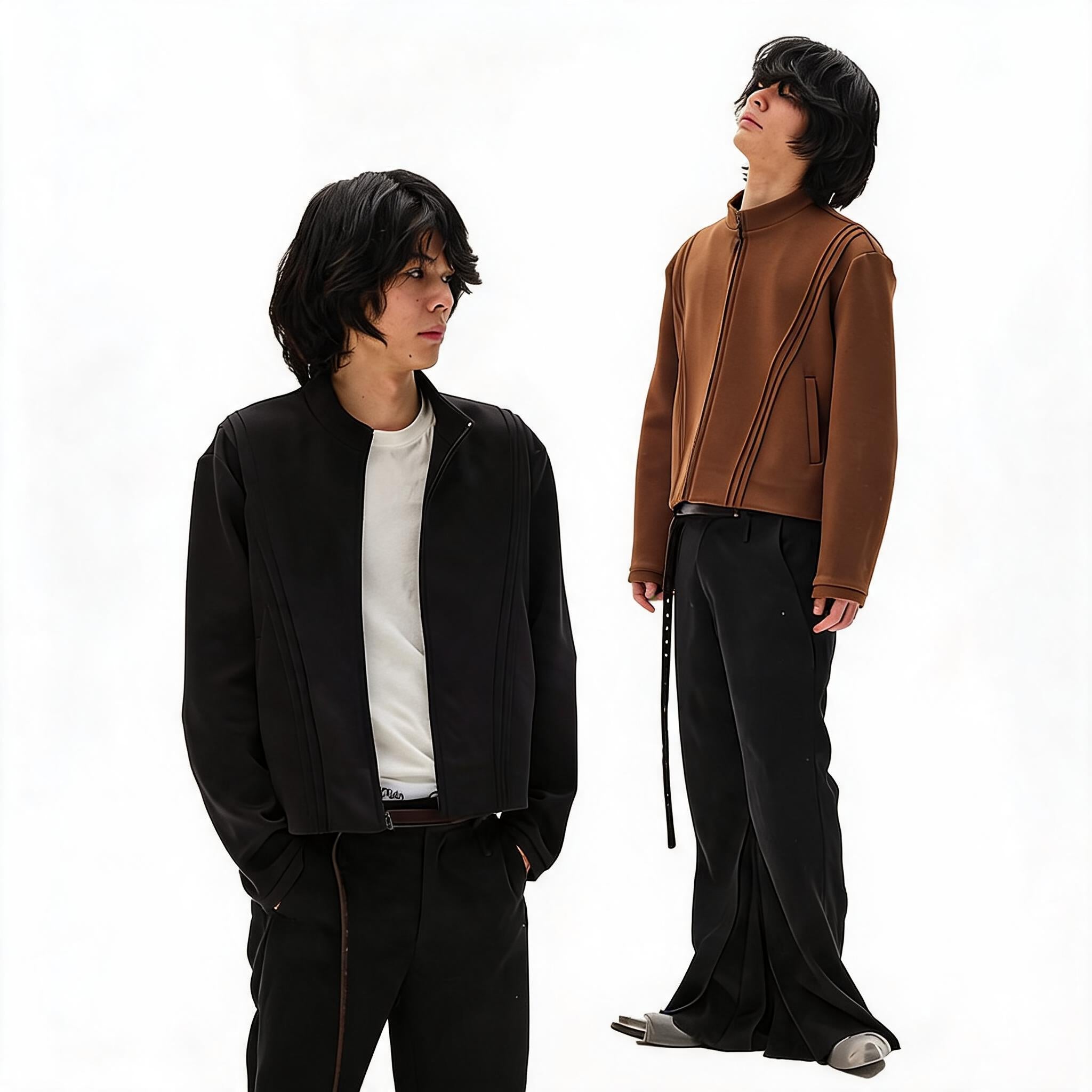 Soft Space Cotton Boxy Zip Sweatshirt
