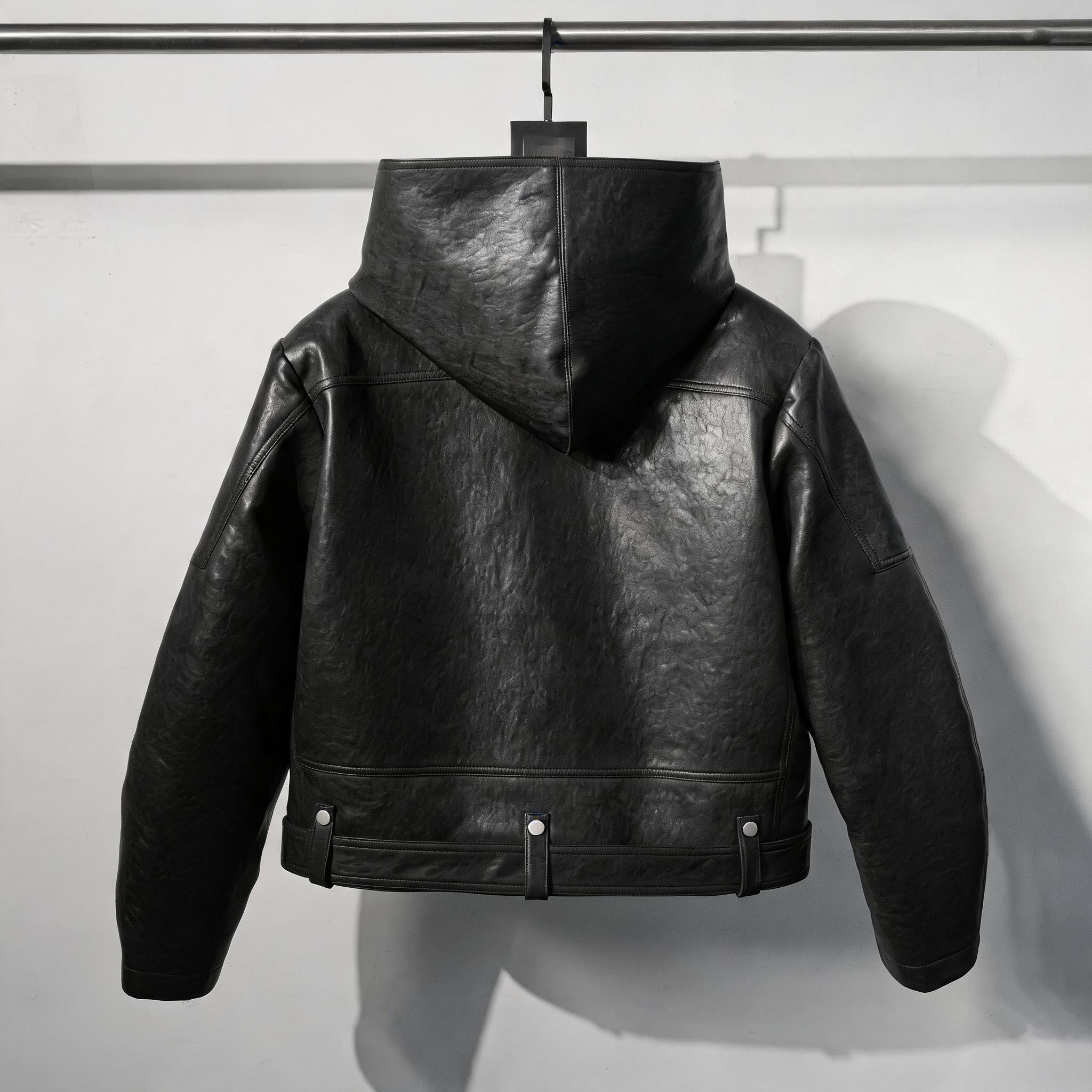 3M Collared Hooded Waxed Padded Jacket