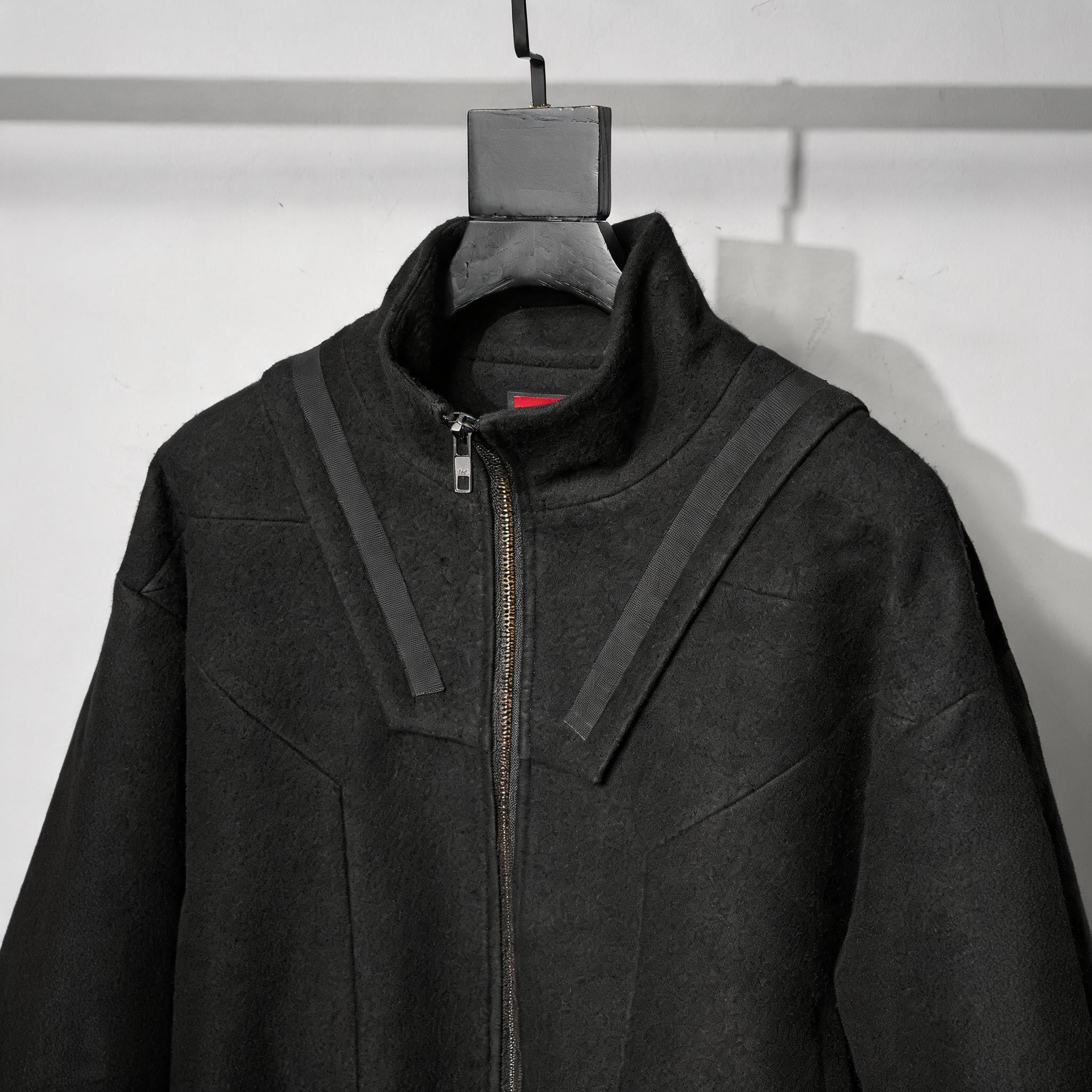 Australian Wool Stand Collar Puffer Jacket