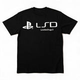 Oversized Letter Print Cotton Tee