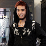Slim Fit Beaded Heavyweight Hoodie