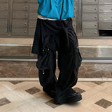 Linen Deconstructed Multi-pocket Pants