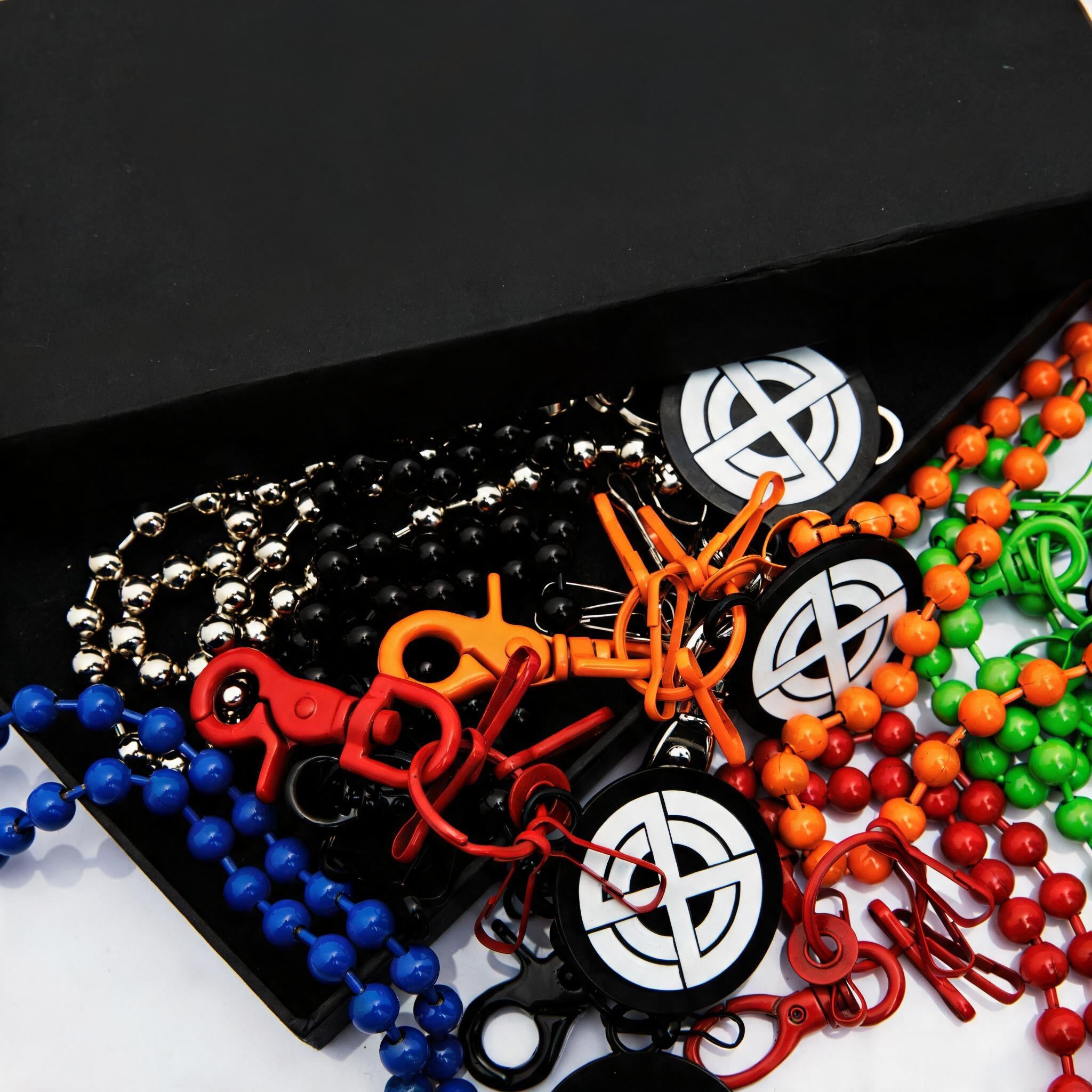 Six-color Lobster Clasp Beaded Pants Chain