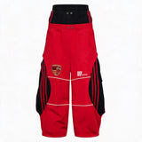 Men's Double-Waistband Striped Embroidered Sweatpants