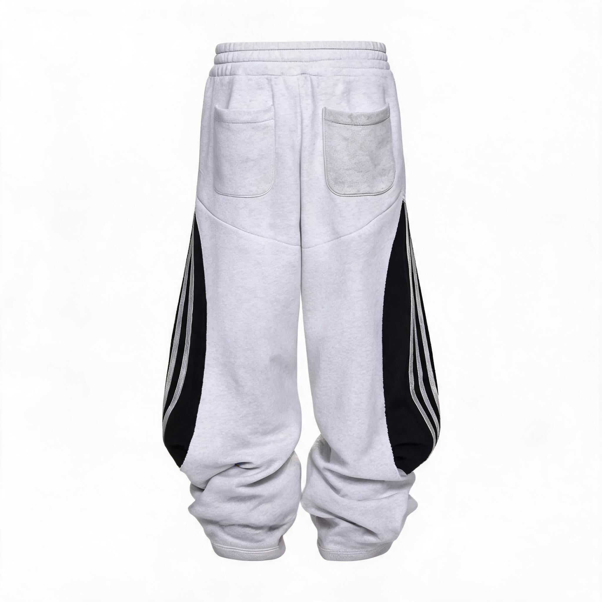 Men's 2-In-1 3-Stripe Wide Leg Sweatpants