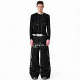Men's Cross Eyelet Long Sleeve Tee