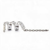 Medieval Genuine Leather Chain Rivet Belt
