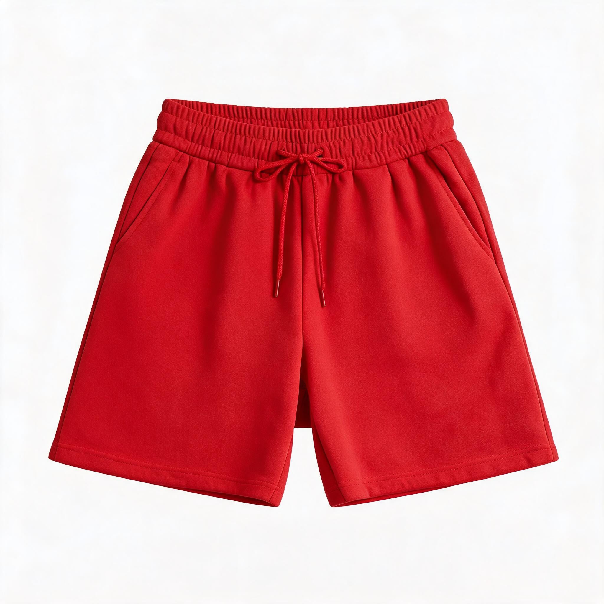 Cotton Sorona Blend Drawstring Sports Shorts