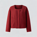 Square Collar Boxy Jacket