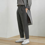 Elastic Waist Loose Ankle Pants