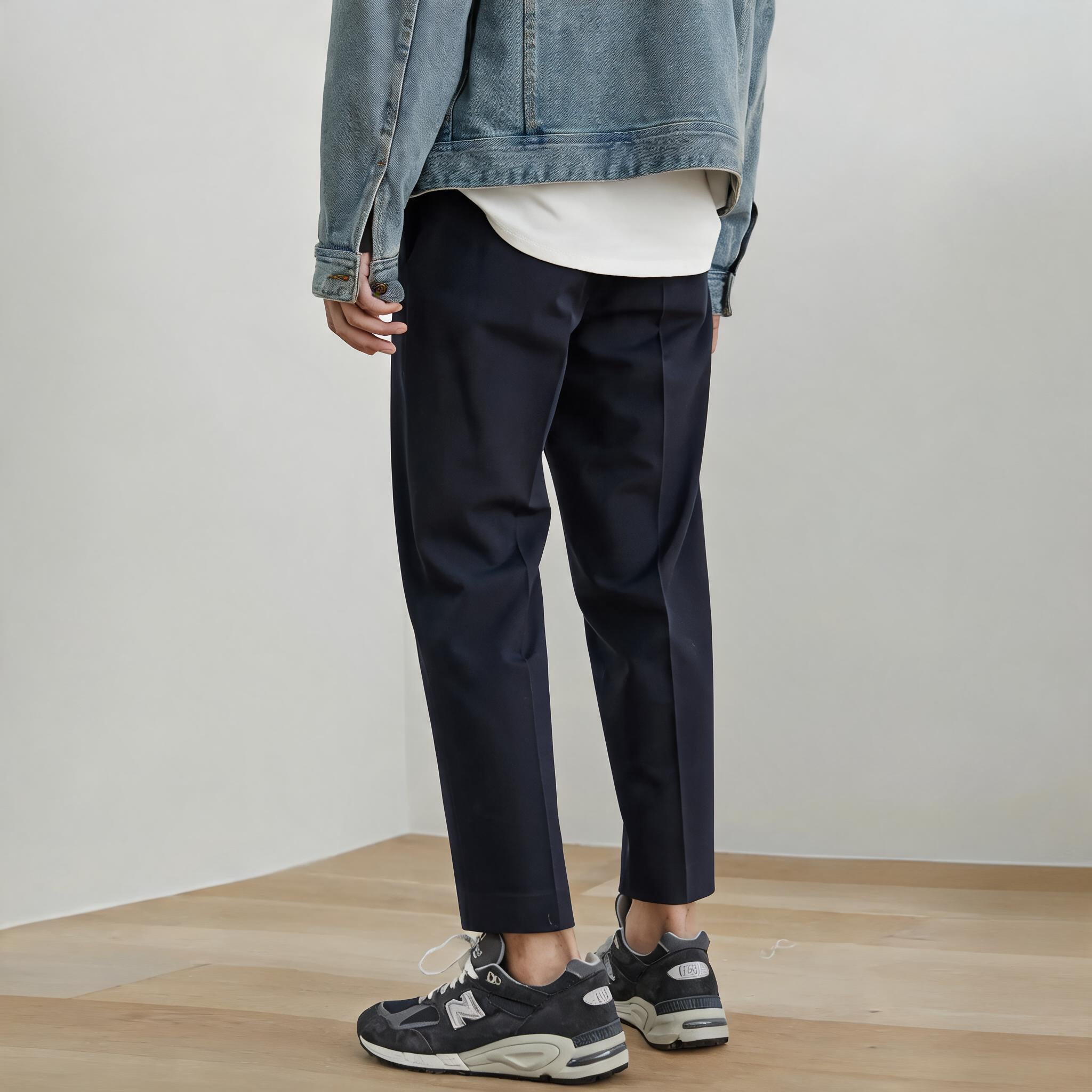Elastic Waist Loose Ankle Pants