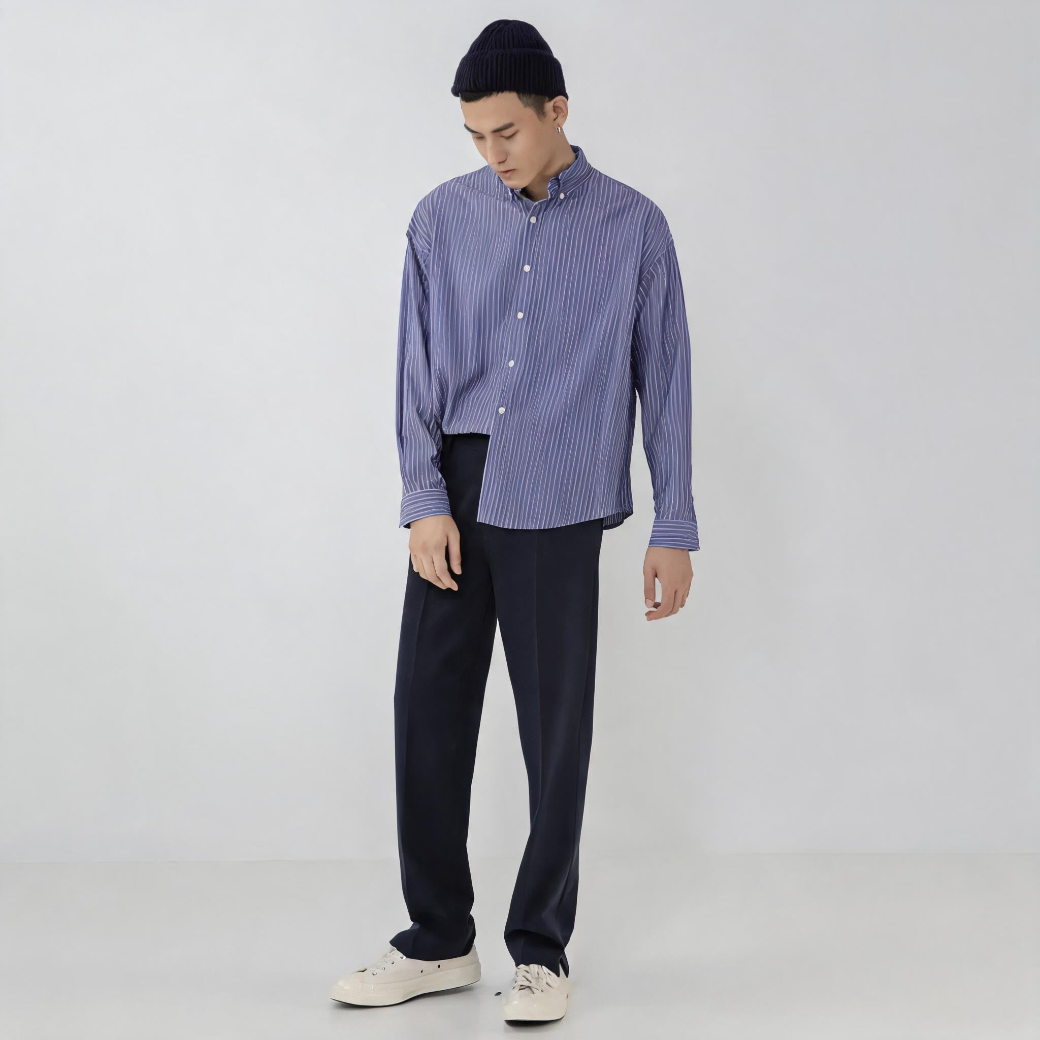 Drapey Straight Split Lounge Pants