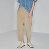 Drapey Stretchy Elastic Waist Cropped Pants