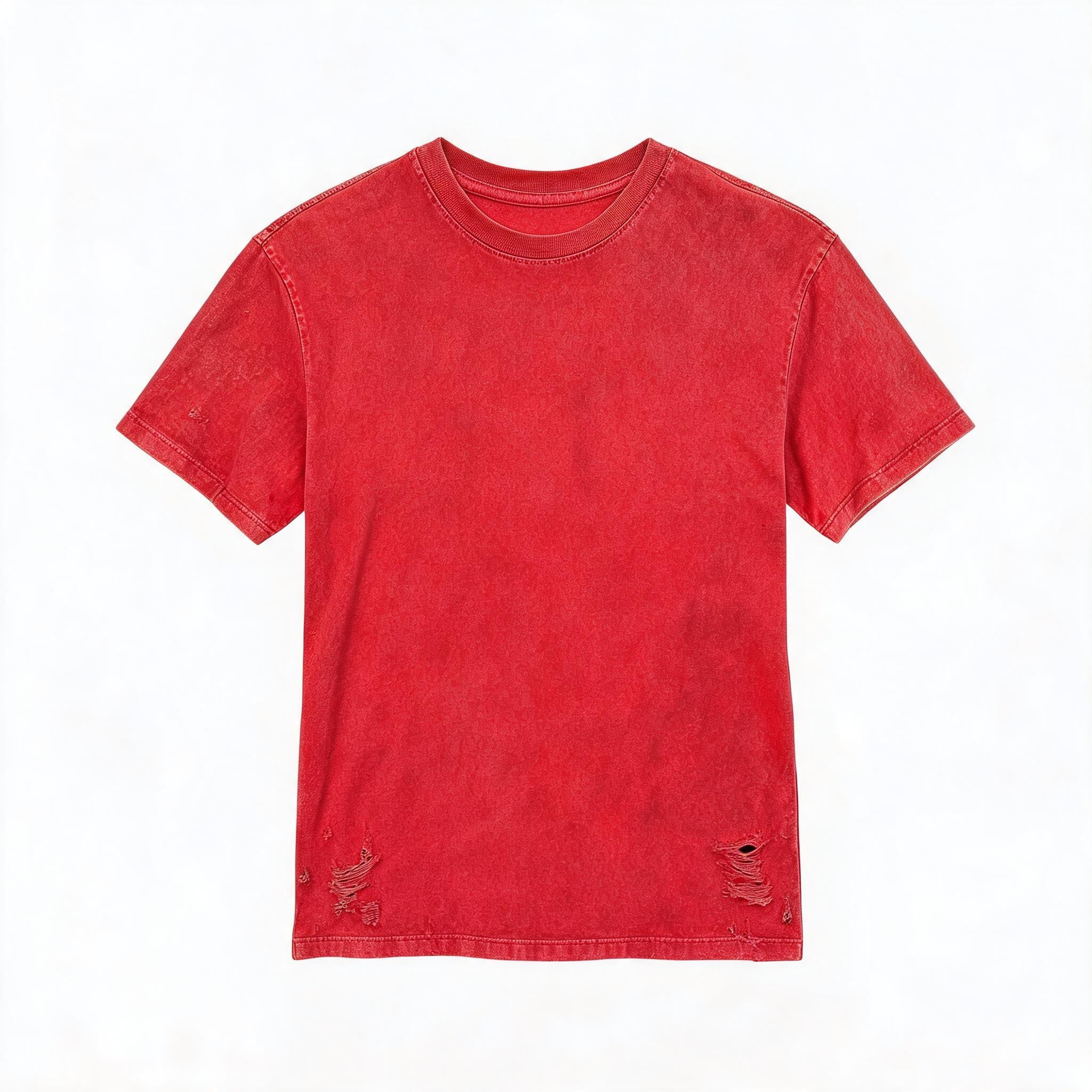 230g Cotton Distressed Letter Print Tee