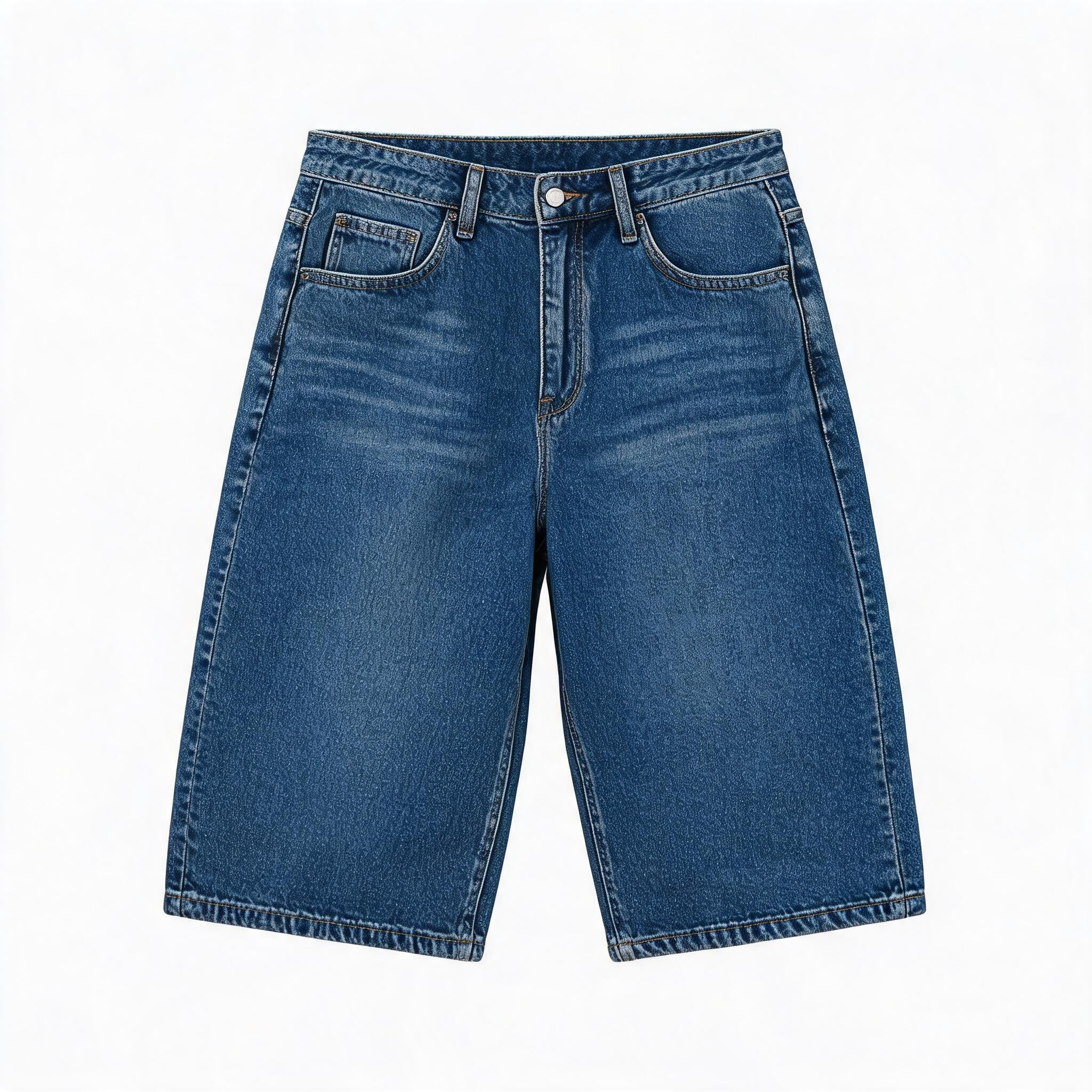 14 Oz Color-Stable Raw Denim Shorts