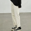 Vintage Herringbone Elastic Waist Cargo Pants