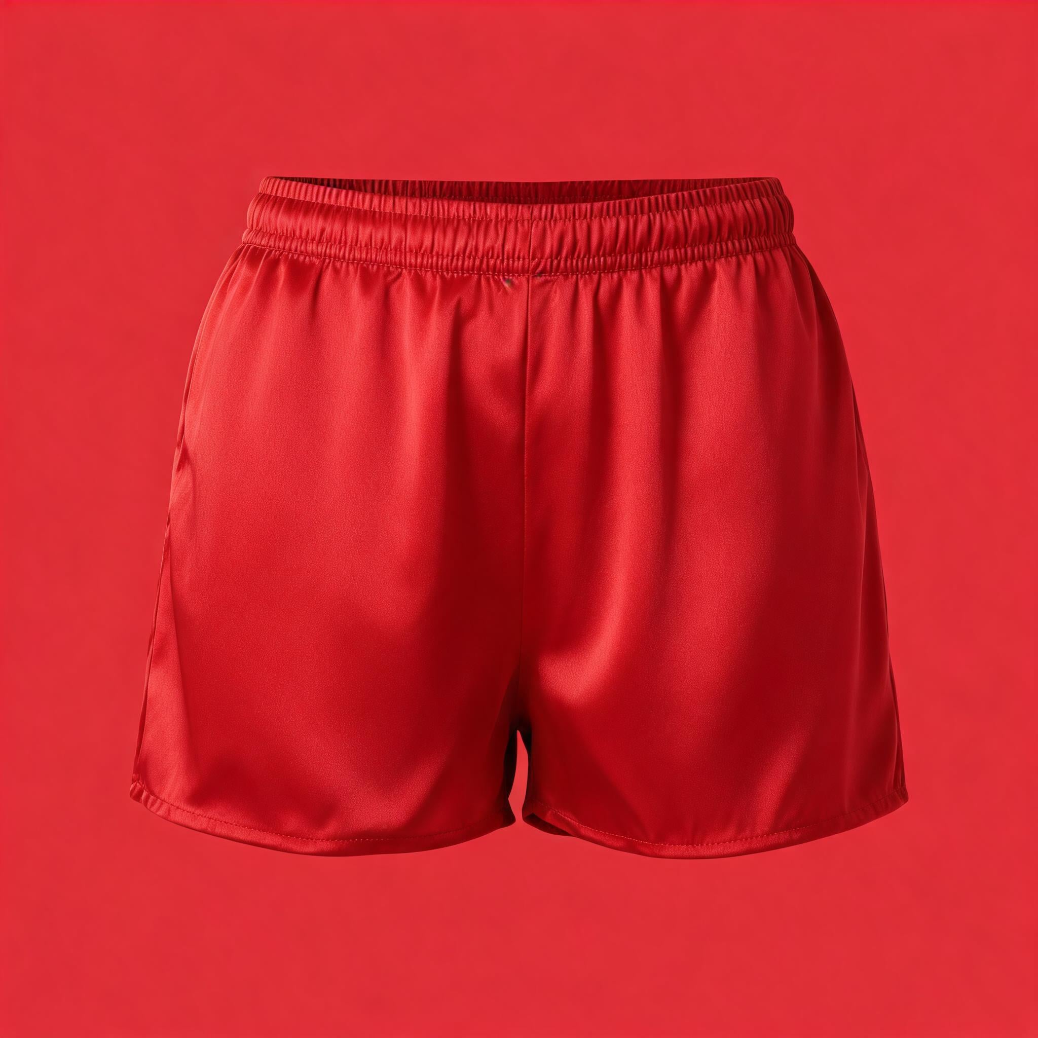 Lightweight Silky Satin Shorts